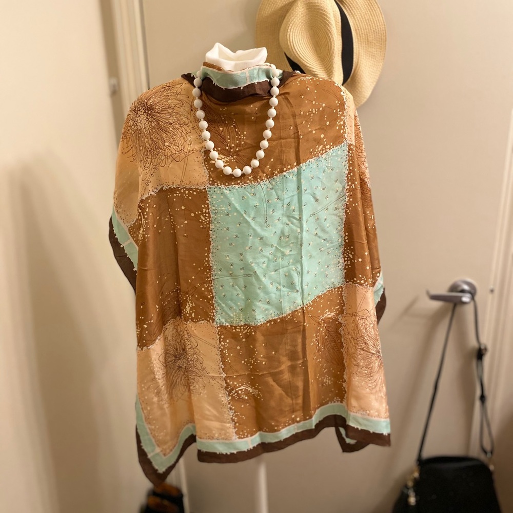 Hand Made Silk Wrap/Shawl